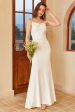 Simple Mermaid Boho Wedding Dress on Sale