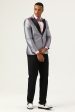 Glitter Grey Peak Lapel Men s Prom Blazer For Discount