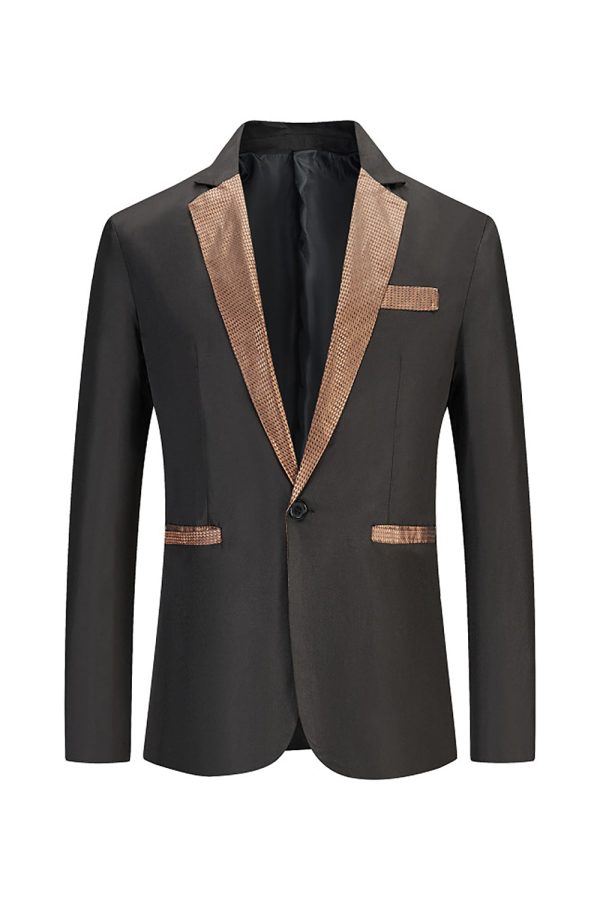 Pink Single Breasted Notched Lapel Men s Blazer Sale