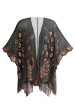 Black Sequined Peacock 1920s Cape Sale