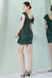 Dark Green Bateau Neck Bodycon Cocktail Dress Cheap