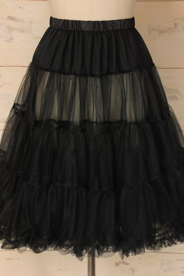 Black Tulle Petticoat Hot on Sale