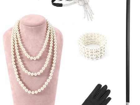 1920s Accessories for Women 1920s Flapper Gatsby Costume Accessories Set Online Hot Sale