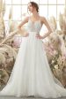 V neck Blackless Wedding Dress Online Sale